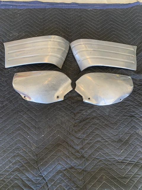 1951-52Chevy styleline  deluxe 4 Door Rear Gravel Guards Dog Legs Hockey Sticks
