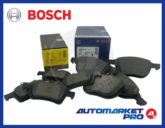 Kit Pastiglie Freno Anteriori + Posteriori Bosch Per Ford Focus Ii 1.6 Cc