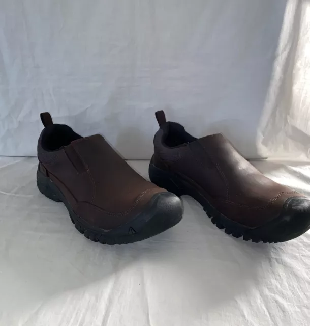 KEEN BOOTS TARGHEE III Slip On Leather Shoes Dark Earth Men's Size 12 ...