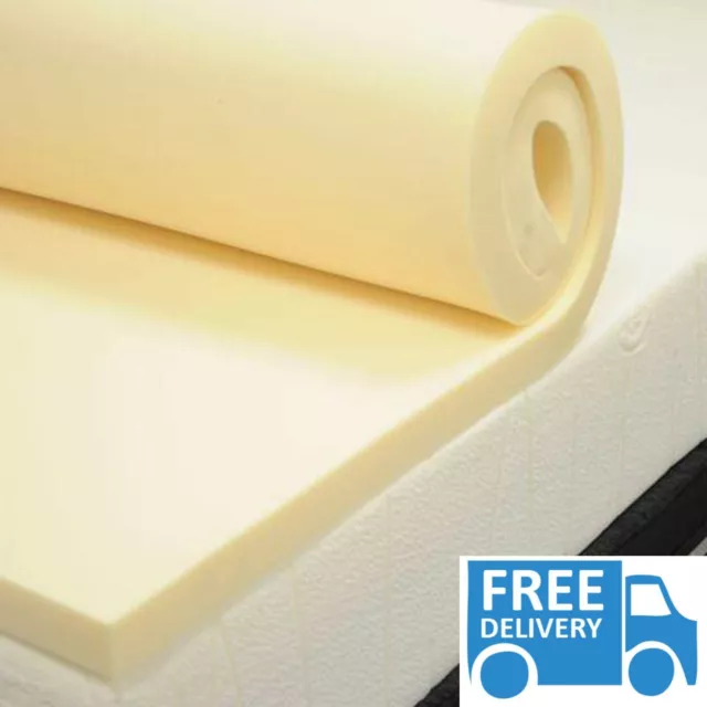 100% Memory Foam Mattress Topper Available ALL Sizes & Depths Orthopaedic