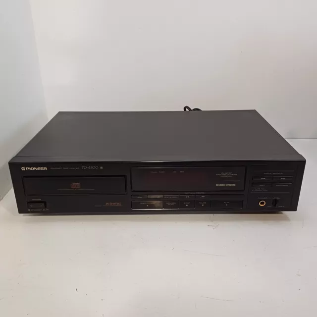 Pioneer PD-4500 Compact Disc Player TESTED Lecteur-CD Deck Synchro Control Black