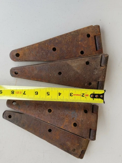 4 16" BARN DOOR Hinges Heavy Duty RUSTIC Antique Architectural  S#C2 5