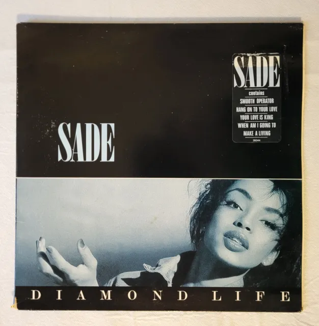 Sade - Diamond Life LP  European Issue 1984 on Epic EPC 26044. EX/VG