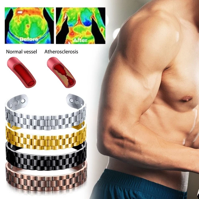 Pulsera de alivio de terapia magnética pulsera de control de azúcar para hombre