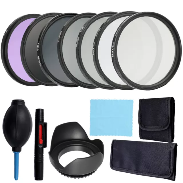 58mm  FLD CPL  Circular Polfilter Filter Lens Hood Kit Set für Y3Y5