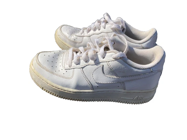 Taglia UK 3 - Nike Air Force 1 bianco basso triplo
