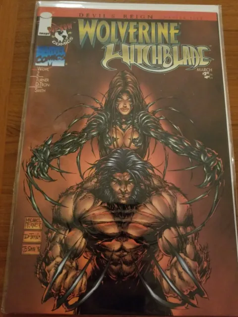 Wolverine/Witchblade #1 Marvel Image Top Cow Comics Devil's Reign 1996 NM