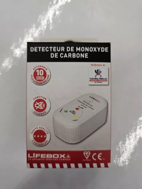 Detecteur De Monoxyde De Carbone Lifebox
