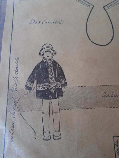MANTEAU VELOURS POUR POUPEES ANCIENNES STEINER, JUMEAU... 60