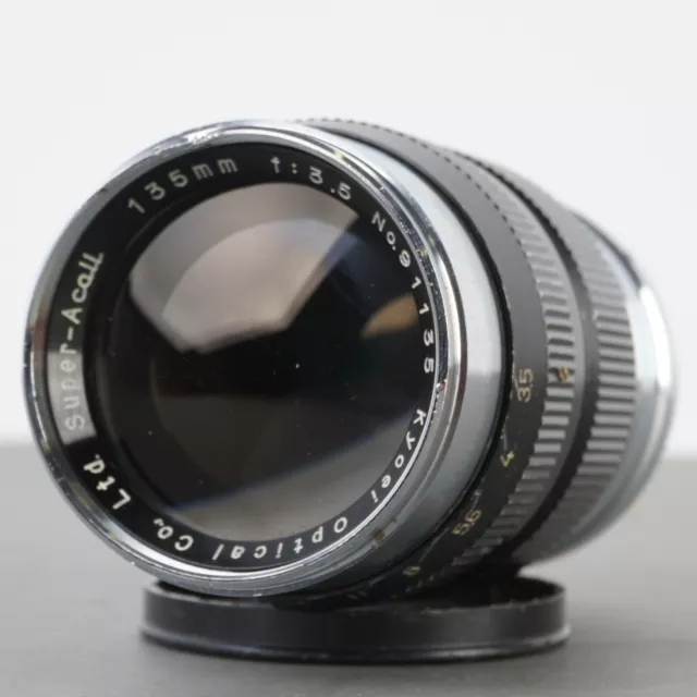 Kyoei Optical Super-Acall 135mm 1:3.5 lens for Leica LTM M39