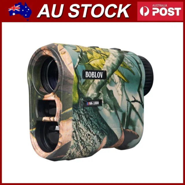 Boblov Golf Range Finder Hunting 1000m 6.5X Scope Flagpole Distance Height Speed