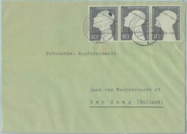 85215 - GERMANY - POSTAL HISTORY - POW Commemorative stamps on COVER  1963