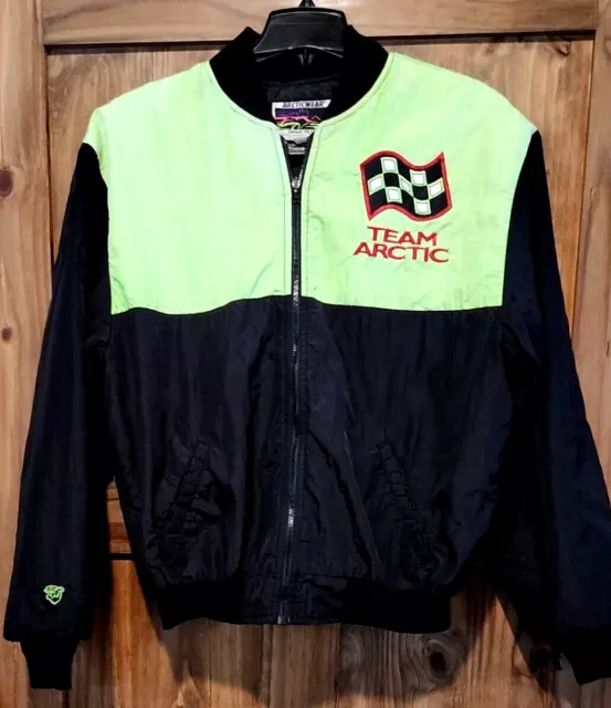 Arctic Cat Mens XL Team Arctic 90s Vtg Racing Jacket LINER Thinsulate 9481-746