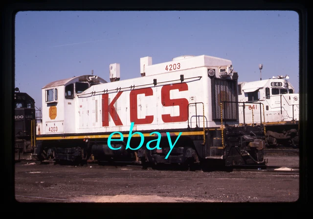 Orig Slide Kansas City Southern KCS #4203 NW2 1989
