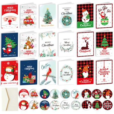 3 PCS Natale benedizione carte felice anno nuovo carte 