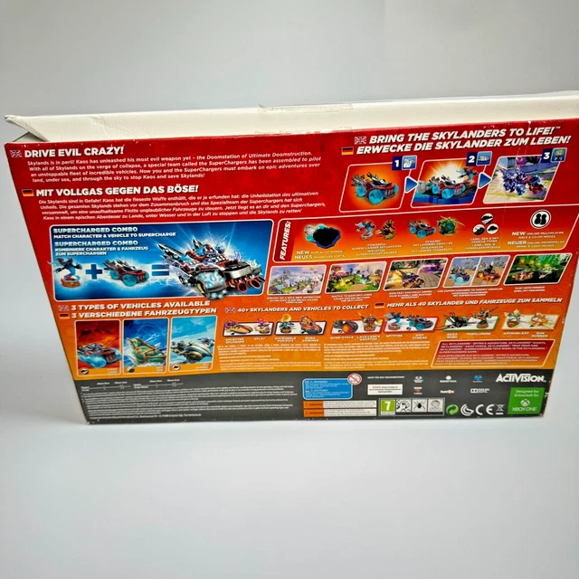 SKYLANDERS SUPERCHARGERS STARTER Pack for Microsoft Xbox One Boxed £54.