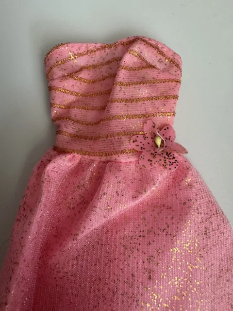 Barbie Doll fashion clothes Genuine Mattel Label Dress Gown AK