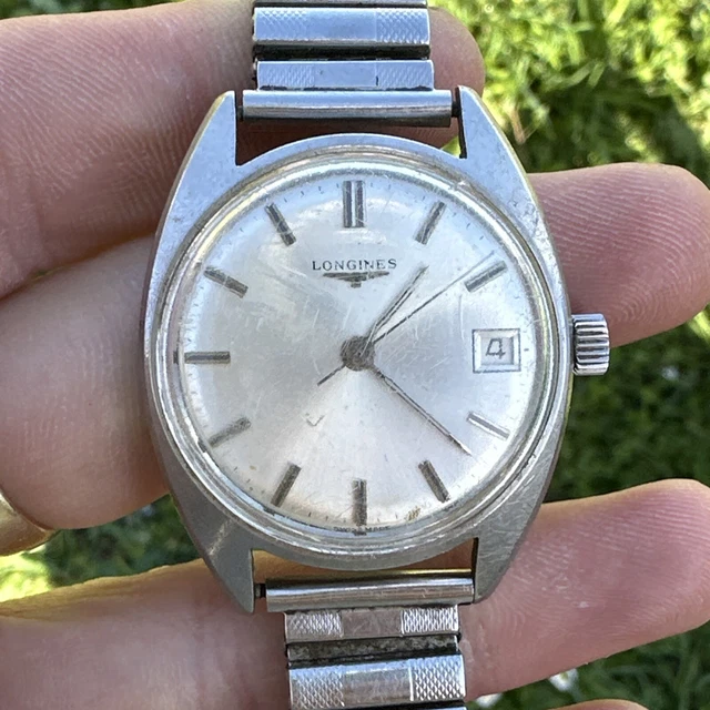 Montre De Femme En Métal Argenté Chromé Et Divers Par Sandoz