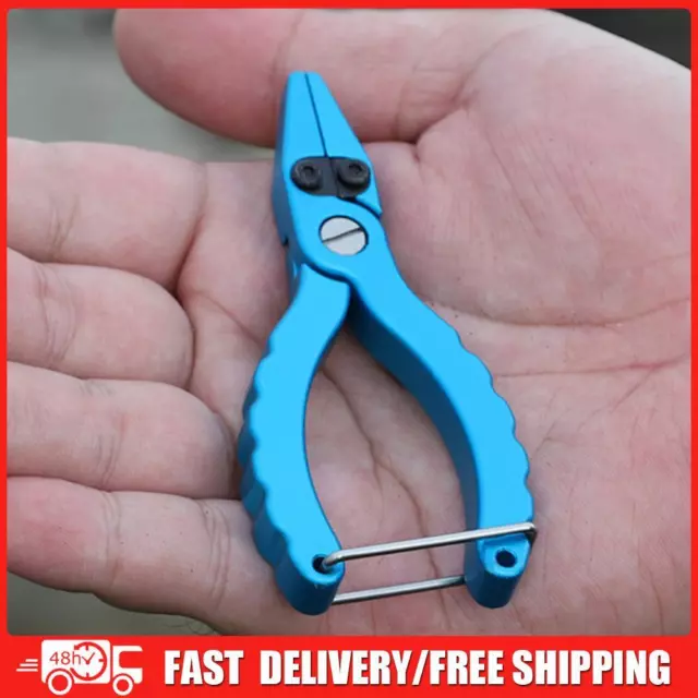 Mini Fish Tongs Portable Cutting Fish Line Tong Built-In Spring Outdoor Supplies