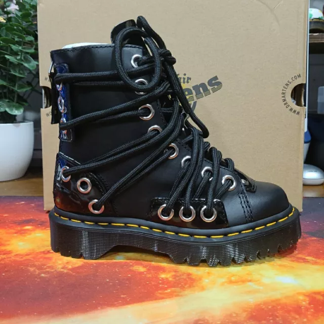 NEW IN BOX Dr Martens Black DARIA BEX Leather Boots Size EUR 36