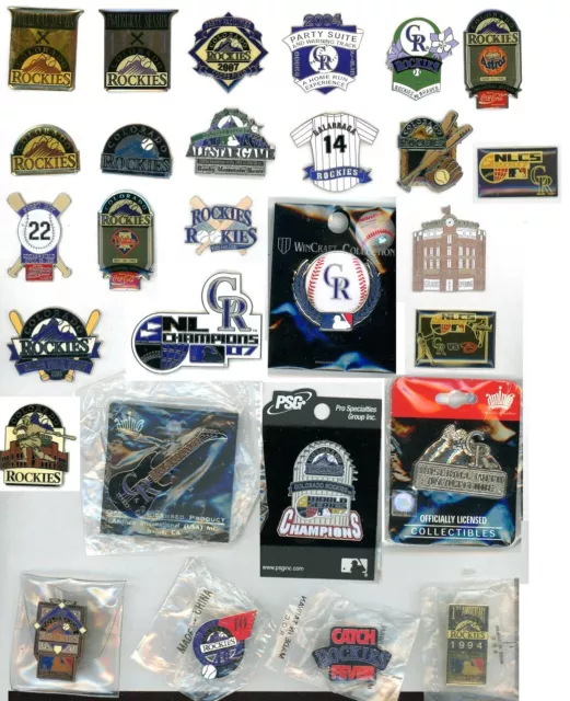 Rockies Vintage Pin Choice Colorado MLB Coors Field 1993