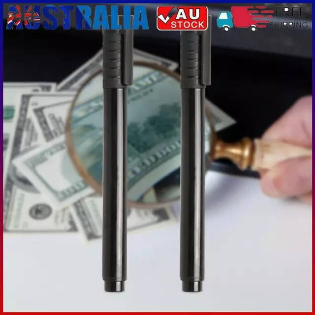 2pcs Money Checker Tester Pen Graffiti Mini Currency Detector Pen for Euro Pound
