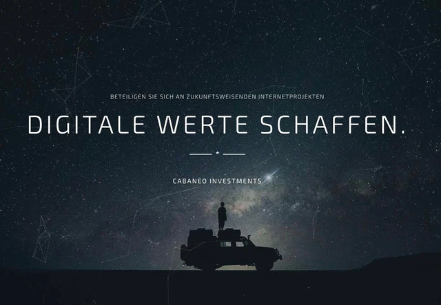 Beteiligen Sie sich an zukunftsweisenden Internetprojekten Beteiligen Sie sich an zukunftsweisenden Internetprojekten