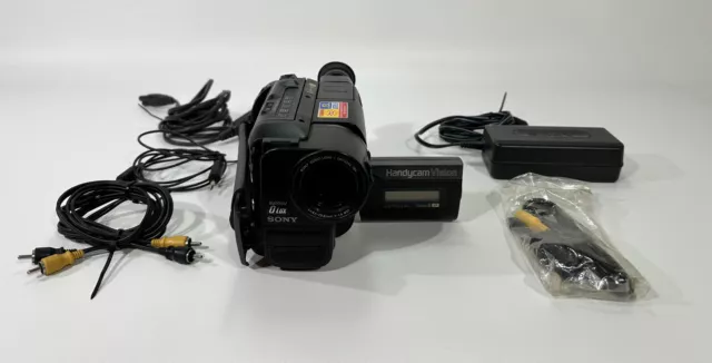 Sony Handycam Vision CCD TRV27E 72x Zoom Akku Defekt Läuft mit Netzteil HL