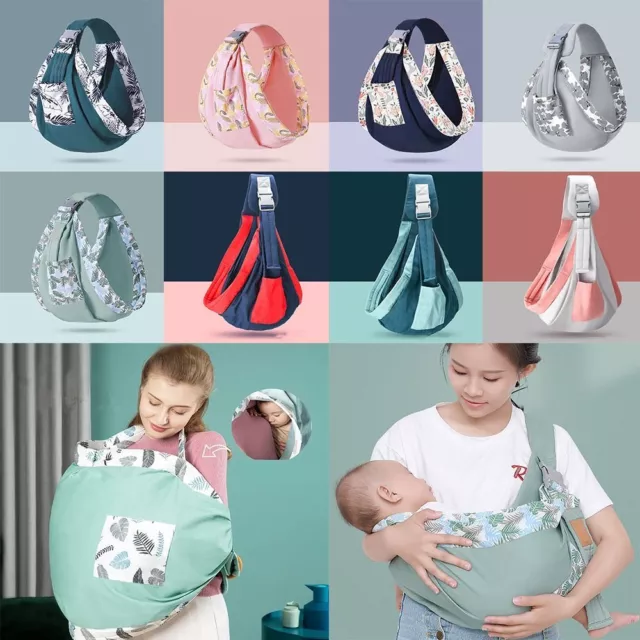 Sling Carrie bambino indossa Wrap Sling Carrier anello di sicurezza neonato imbracatura