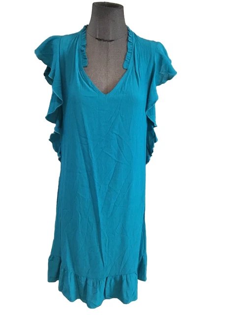 Robe Comptoir Des Cotonniers Ecru Dentelle - Taille 34, Style Fourreau Midi, Coton, Occasion Très Bon état