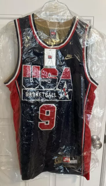 Vtg 90s Chicago Bulls Michael Jordan #23 Nike Team Stitch Jersey XL Length  +2