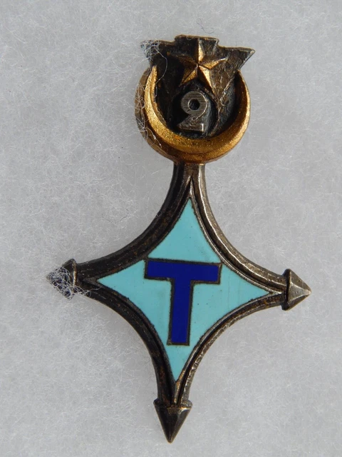 IN30587 - INSIGNE 2° Cie Saharienne de Transmissions matriculé