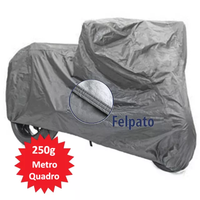 TELO COPRIMOTO SCOOTER FELPATO SAGOMATO tg L 232x100x125cm 250g MQ