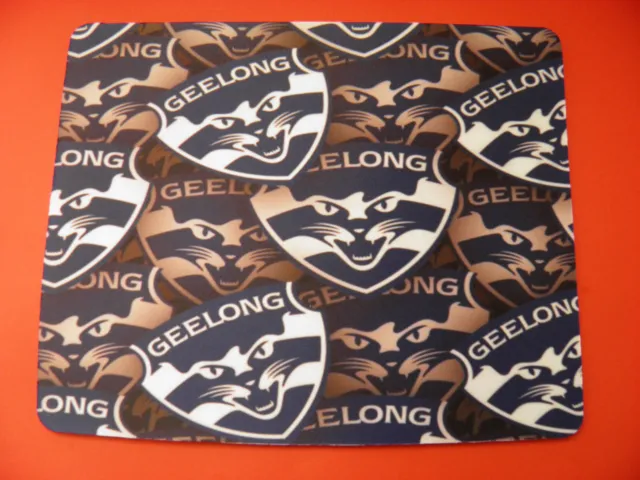 1 x Personalised Neoprene Mouse Pad - AFL Geelong  -  Your Design