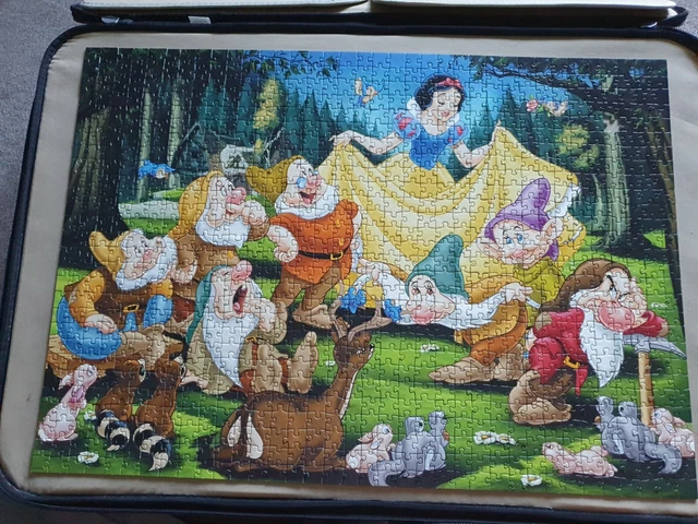 DISNEY PRINCESS SNOW White and the Seven Dwarfs Jigsaw Puzzle 1000 ...