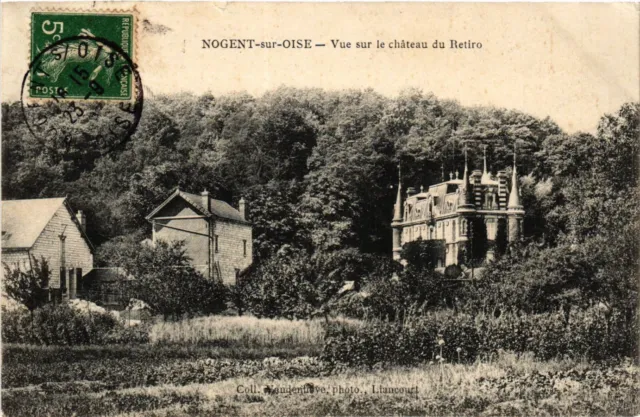 CPA AK NOGENT-sur-OISE Vue sur le Chateau du Retiro (423995)