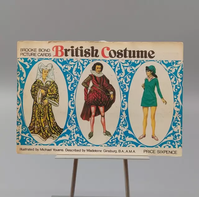 Brooke Bond Picture Cards British Costume Paperback Book Historic Fashion