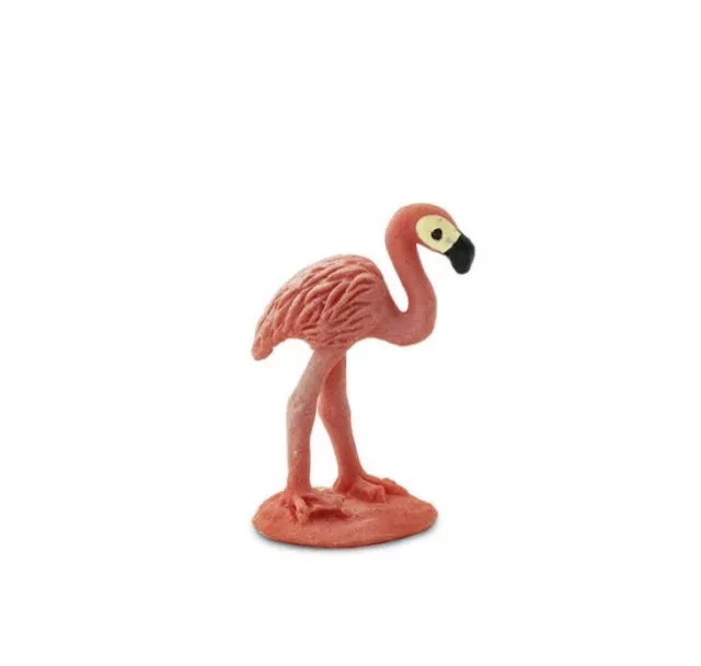 Single Safari Ltd. Good Luck Minis Pink Flamingo Figure 1”