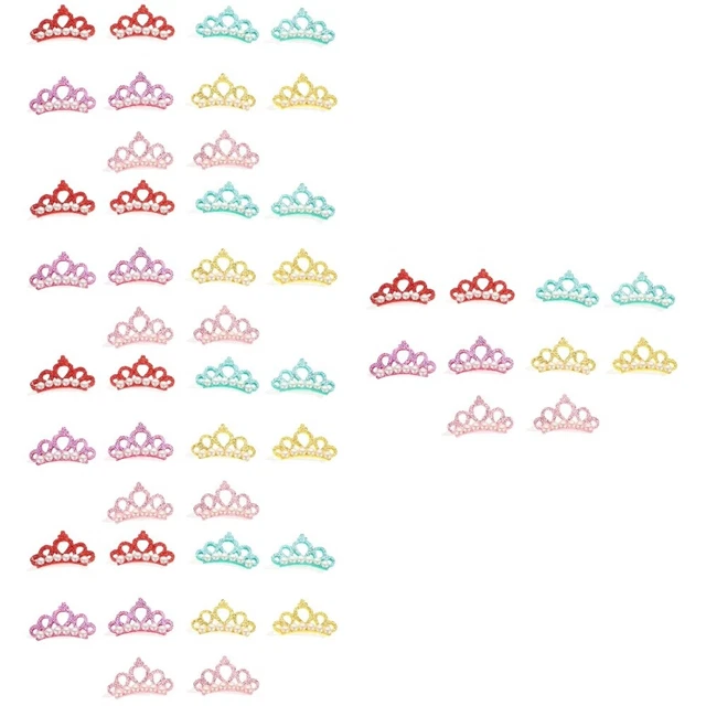 50 pz clip per capelli per animali domestici poliestere cappello costume bambino cane 1 ° compleanno