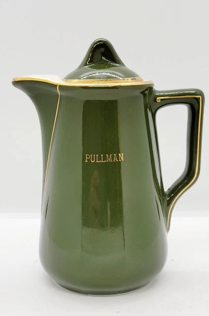 Vintage Pullman Company Hall China Covered Pot/Creamer
