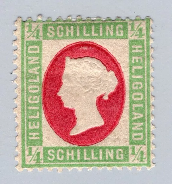 Helgoland, Nr. 8 F, ungebrauchter Farbfehldruck, geprüft
