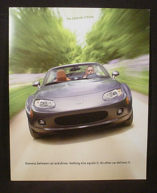 2006 Mazda Miata Mx-5 Sales Brochure Folder - Original