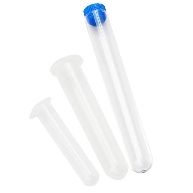2 Tubes Acrylique Transparents Sourcing Map - Ø4 Mm Ext/2 Mm Int - 305 Mm - DIY Lampes