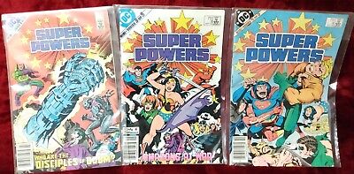 1984 Dc Super Powers Comic Books Ny Miniseries Lot Of 3 #1 3 4 Excellent