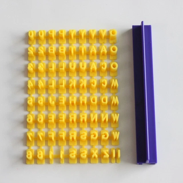 Lettere Pasta di Zucchero, XCOZU Stapini per Pasta di Zucchero/Lettere