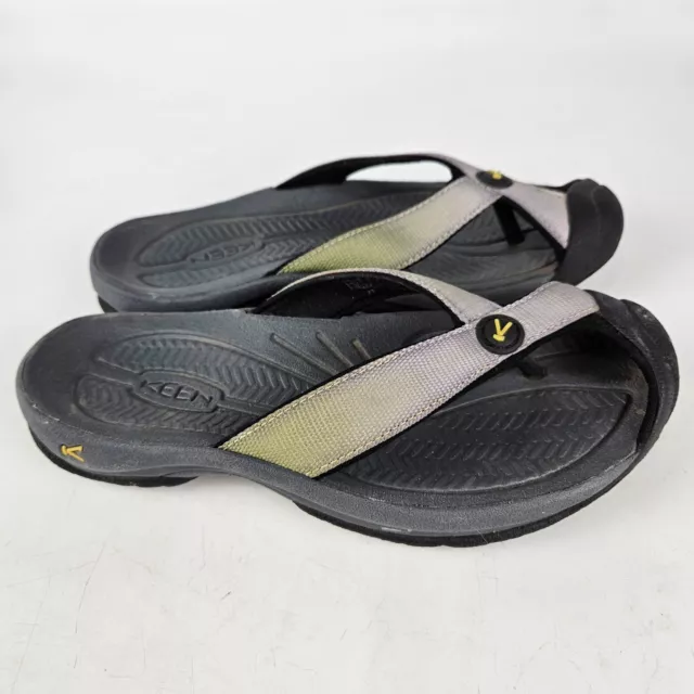 Keen Waimea H2 Women's Gray/Green Sport Thong Sandals Size 5 Closed Toe
