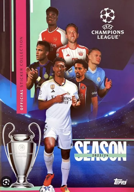 Topps UEFA Champions League Sticker 2023/2024 Einzelsticker, Teams, Gold Impact