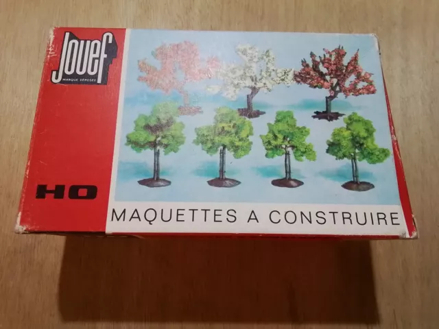 Jouef H0. Ref 1895. Maquette Decor Diorama Arbres Fleuris. Boite Vide