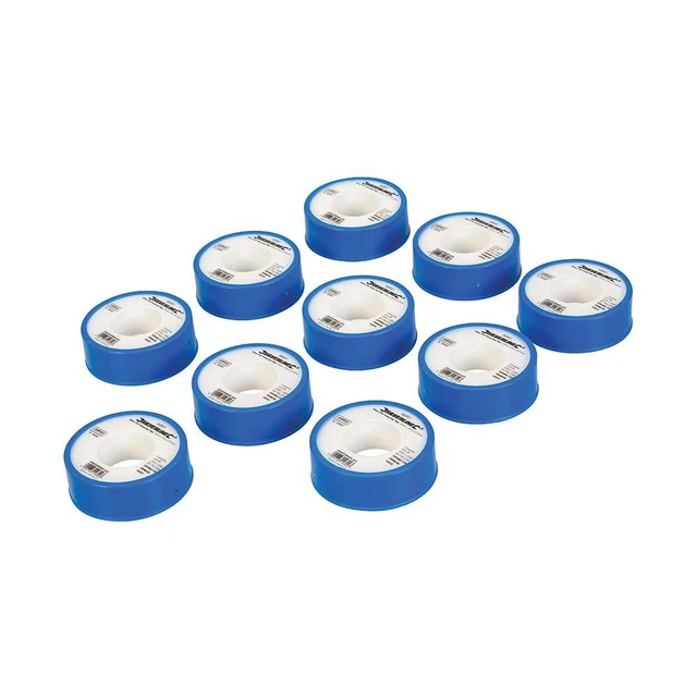 Nastri PTFE Silverline, bianchi, 10 pz. 12 mm x 12 m