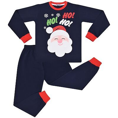 Kids Girls Boys Christmas Pyjamas Children PJs 2 Piece Festive Set Lounge Suit